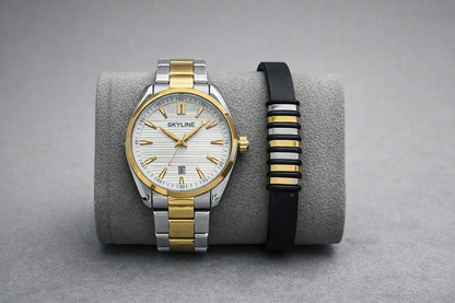 Reloj Premium Skyline para Hombre + Pulsera de Regalo