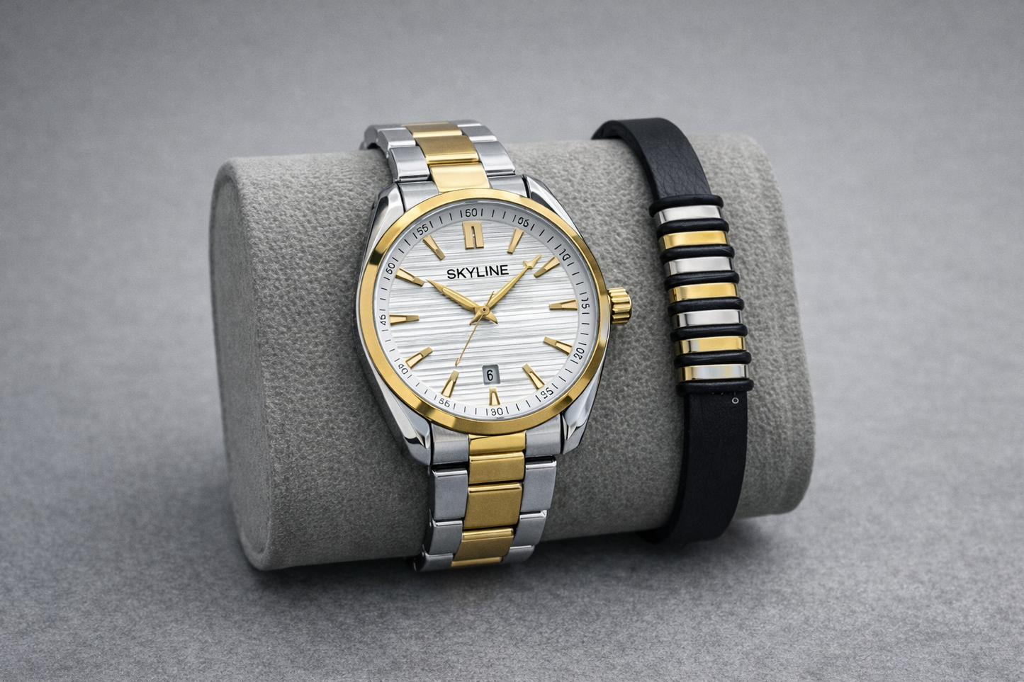 Reloj Premium Skyline para Hombre + Pulsera de Regalo