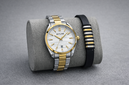 Reloj Premium Skyline para Hombre + Pulsera de Regalo