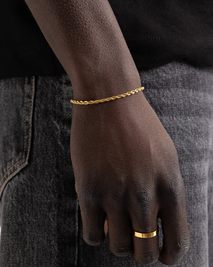 ROPE GOLD BRACELET