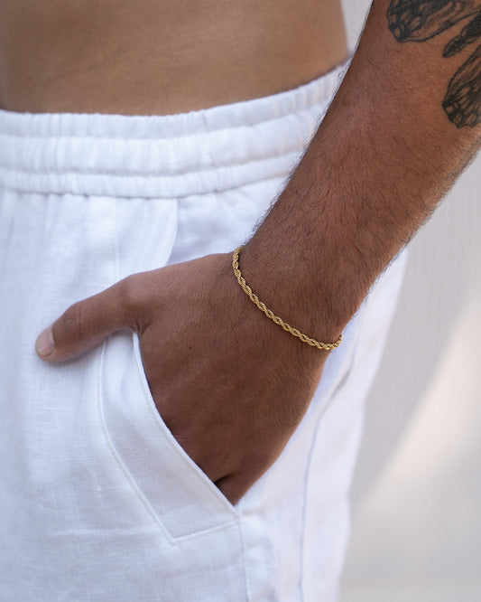ROPE GOLD BRACELET